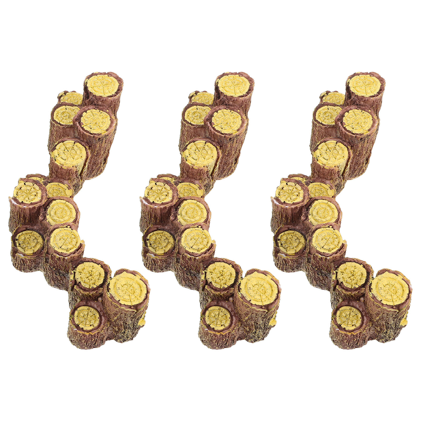 3Pcs Resin Mini Tree Stumps Re - Bonsai Garden Mini ulasan dan harga