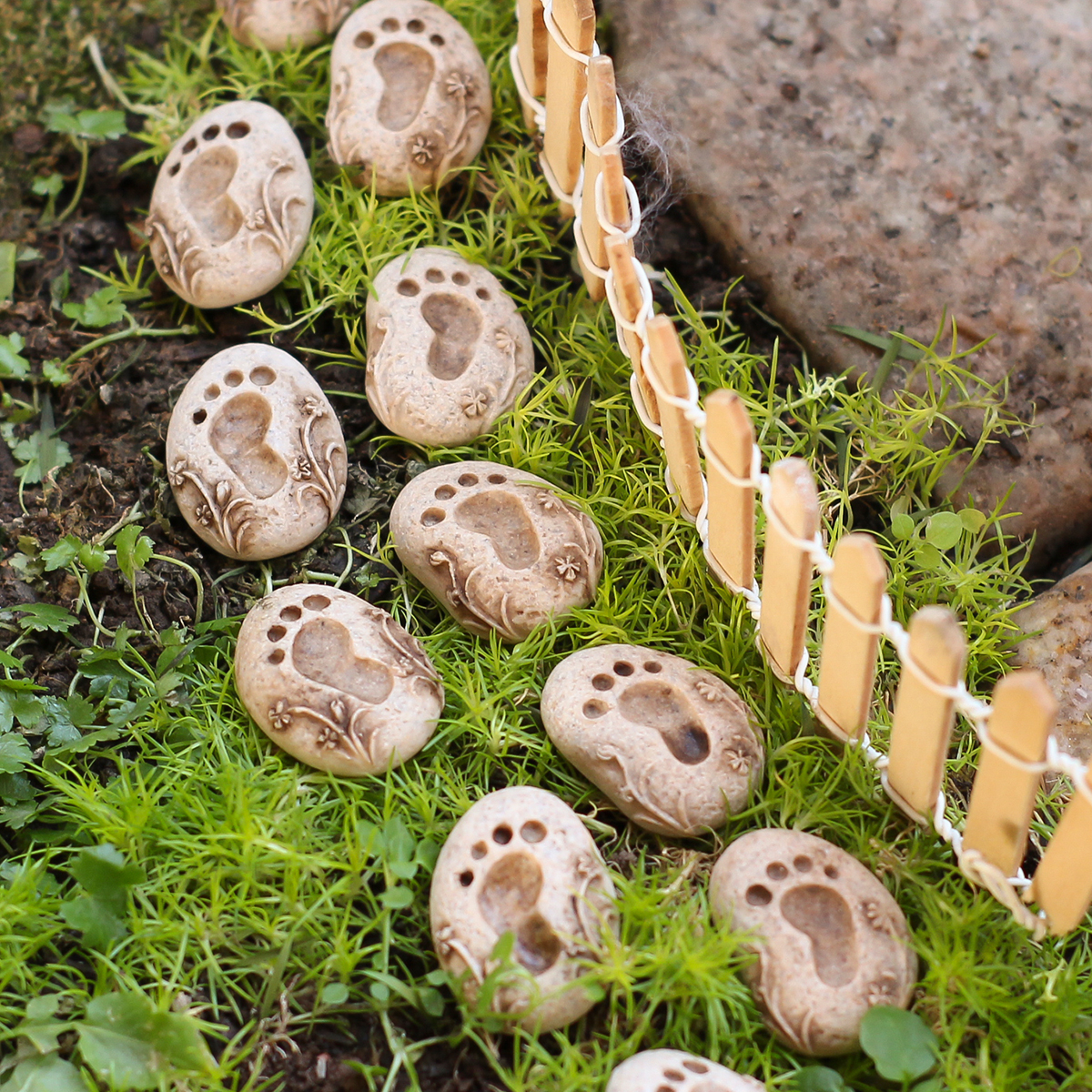 20 Pieces of Garden Footprint  - Bonsai Garden World ulasan dan harga