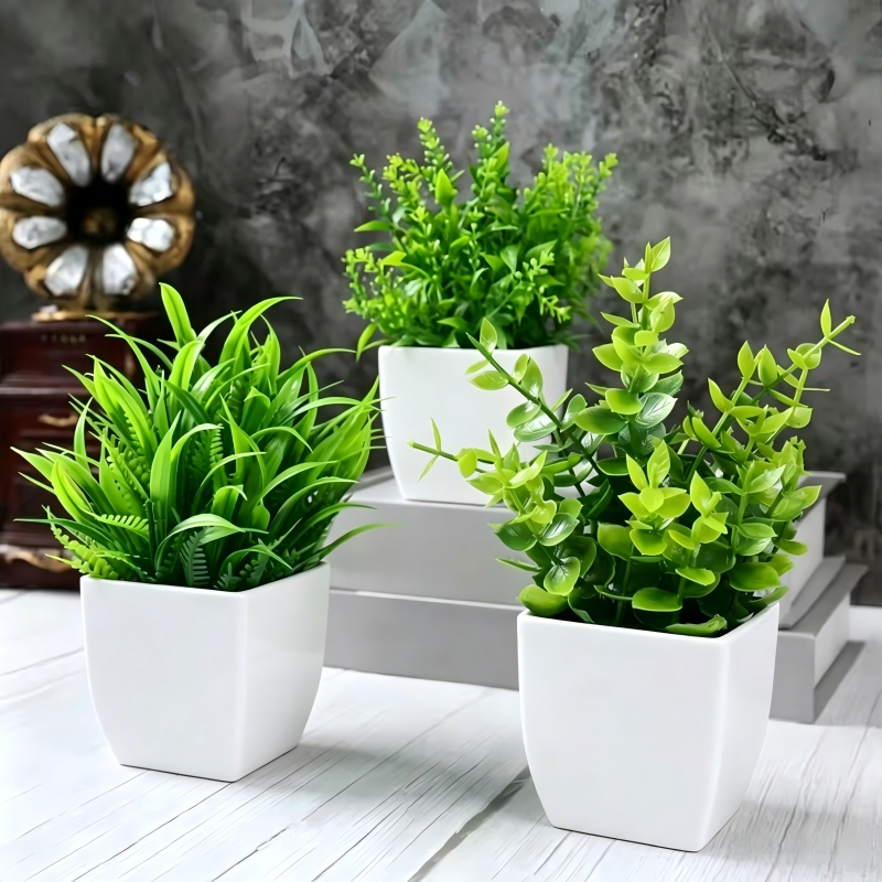 Mini Artificial Potted Plants  - Bonsai Garden Mini ulasan dan harga