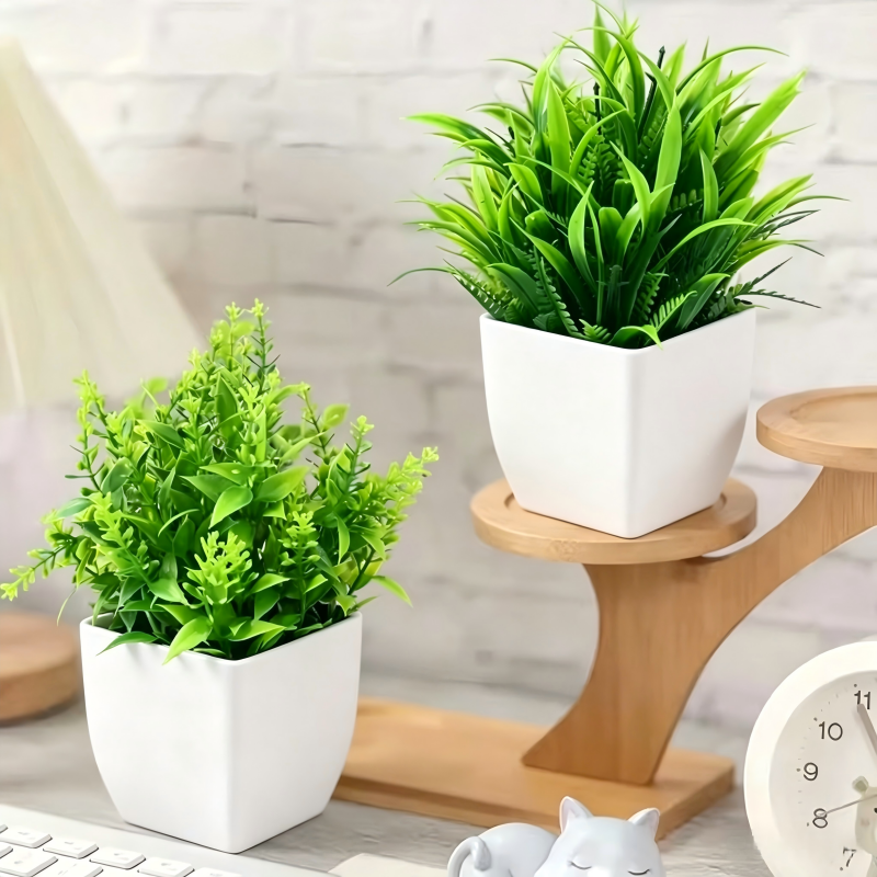 Mini Artificial Potted Plants  - Bonsai Garden Mini ulasan dan harga