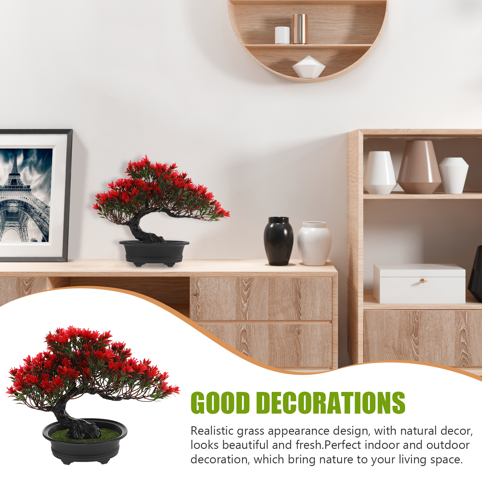 Artificial Plant Potted Bonsai - Bonsai Garden Mini ulasan dan harga