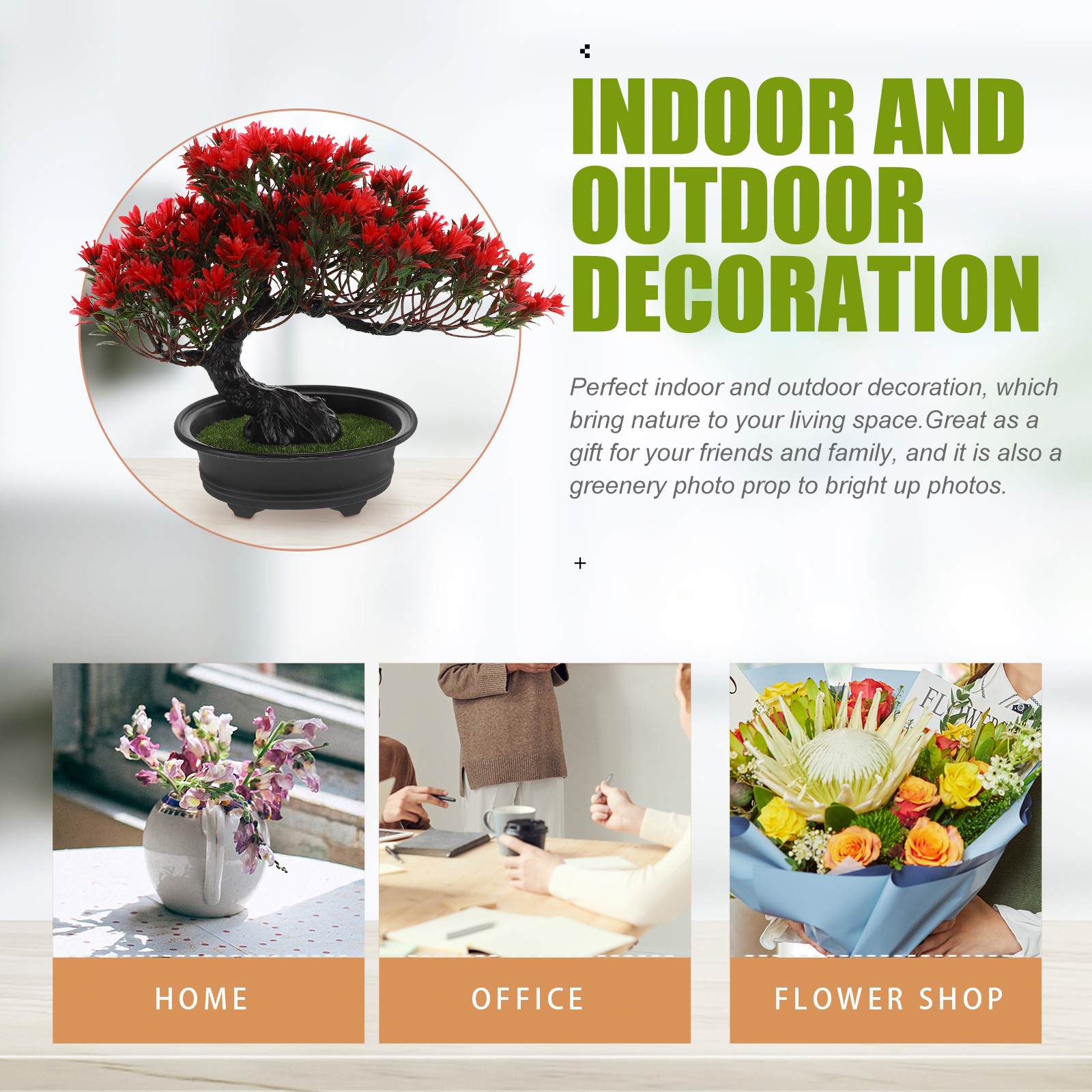 Artificial Plant Potted Bonsai - Bonsai Garden Mini ulasan dan harga