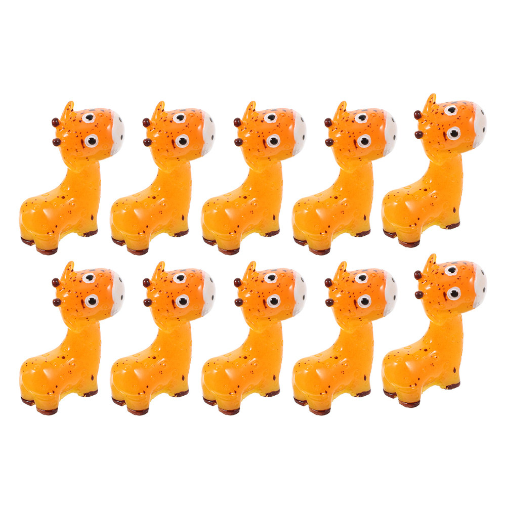 10Pcs Sturdy Resin Mini Deer D - Bonsai Garden Mini ulasan dan harga