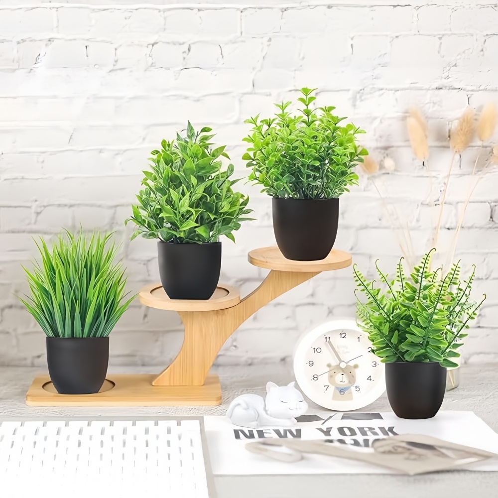 4pcs/set Mini Artificial Plant - Bonsai Garden Mini ulasan dan harga